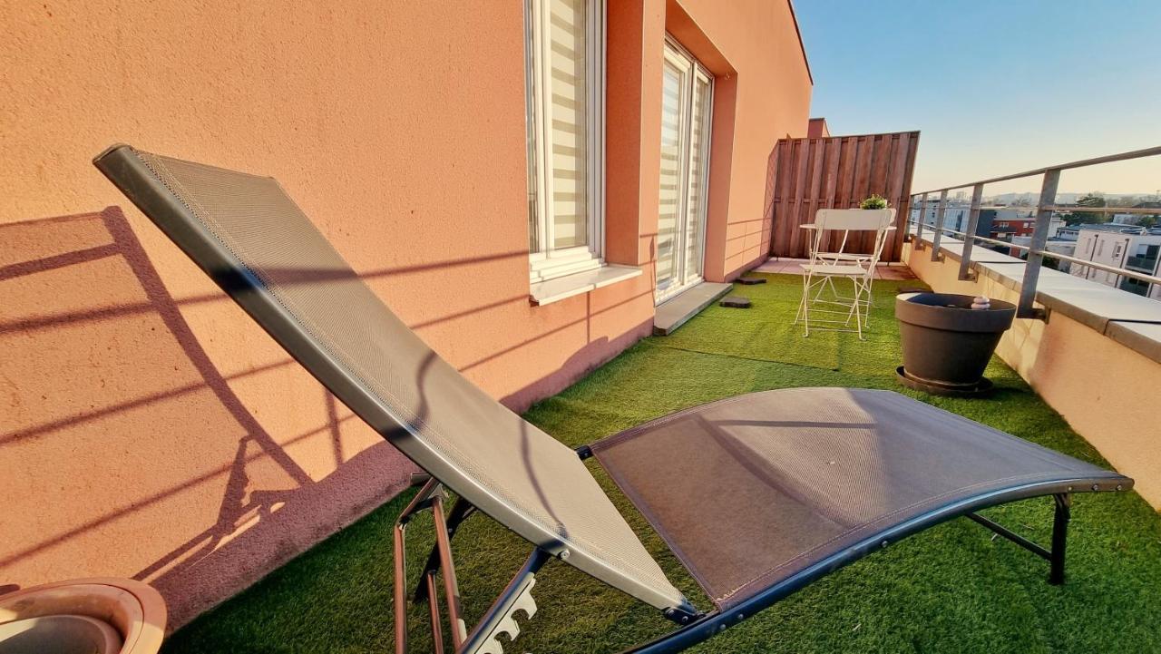 Le Smart - Parking - Terrasse - Wifi - Mulhouse - Relax Bnb Pfastatt Exteriér fotografie
