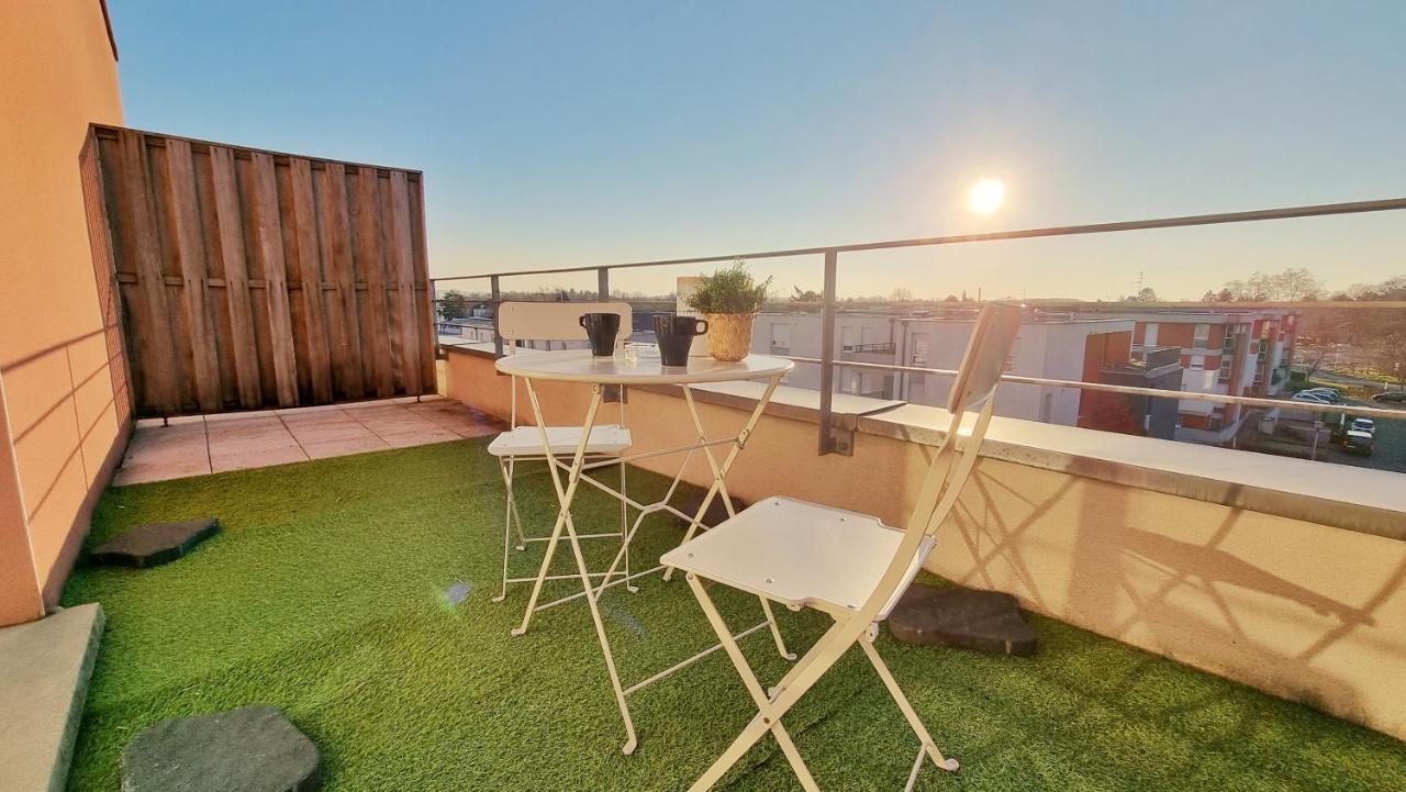 Le Smart - Parking - Terrasse - Wifi - Mulhouse - Relax Bnb Pfastatt Exteriér fotografie
